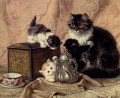 子猫のためのティータイム 動物 猫 ヘンリエット・ロナー・クニップ